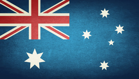 37454788 - grunge flag of australia